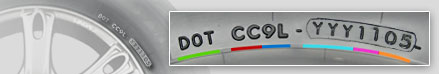DOT Markings Tire Graphic